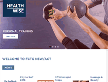 Tablet Screenshot of nswact.healthwiseglobal.com
